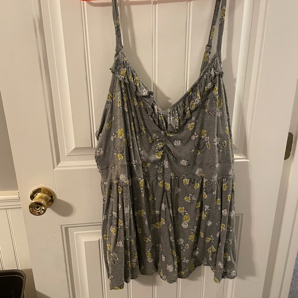 Torrid Skull & Floral Tank